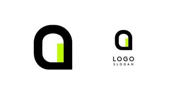 Bauhaus flat unique Letter Q, color logo for business, tech apps, architectural brands. Minimal modular geometric design, simple modern branding. logotype vector