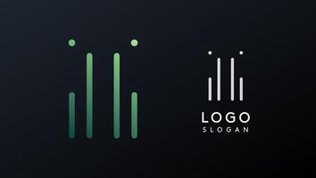 Stylized letter I, tech-inspired typography logo, unique extraterrestrial civilization symbol ancient inscriptions for creative branding, tech logo. Nordic runes monogram, abstract linear logotype vector