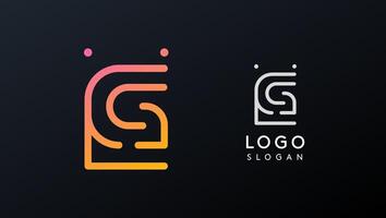 Stylized letter G, tech-inspired typography logo, unique extraterrestrial civilization symbol ancient inscriptions for creative branding, tech logo. Nordic runes monogram, abstract linear logotype vector