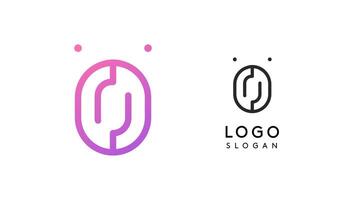 Stylized letter O, tech-inspired typography logo, unique extraterrestrial civilization symbol ancient inscriptions for creative branding, tech logo. Nordic runes monogram, abstract linear logotype vector