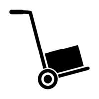 Handcart icon on white background. vector
