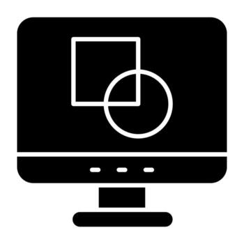 matemáticas formas en Página web, en línea geométrico formas icono vector