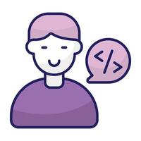 Premium download icon of programmer vector