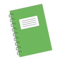 Notebook. Back to school again. illustration. vector