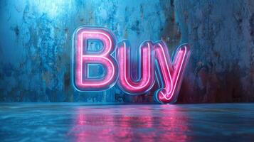 Direct Lighting Buy concept creative art poster. photo