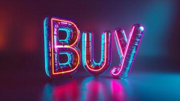 Indirect Lighting Buy concept creative art poster. photo