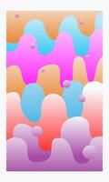 Abstract Portrait background Gradient Color Backgrounds vector