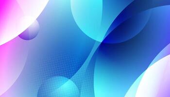 Wavy shapes background gradient style vector