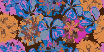 seamless overlapping endless pattern rapport vector