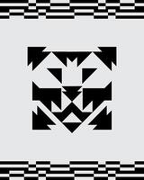 Animal artwork illustration wall print art t shirt design mosaic 8 bit computer editable vector