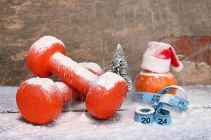 Concept to succeed in sport in new year 2024. photo