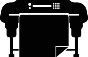 Large Format Printer. Printing Icon vector