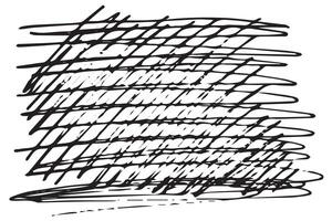 Black and white abstract textured hand drawn background. vector