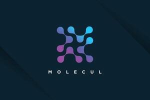 Molecul tech design element idea with modern concept vector