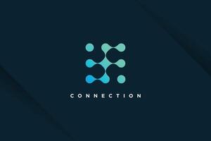 Molecul tech design element idea with modern concept vector