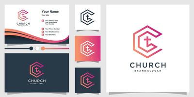 Church design element idea with creative unique concept high resolution vector