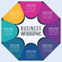 Infographic business information 8 Steps, objects, elements or options infographics design template vector