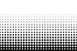 Points. Gradient texture. Grunge halftone grid background. White and black sand noise. Retro pixelated backdrop vector