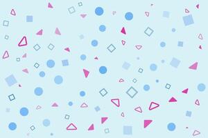Background Repeated random geometric shape drawn. Cute pattern Template for banner, card, poster with text. vector