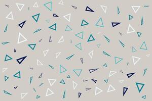 Background Repeated random geometric shape drawn. Cute pattern Template for banner, card, poster with text. vector