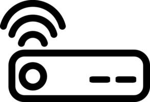 Icon of a signal router vector
