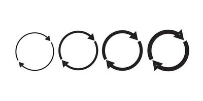 Loading status icons, Round progress Bar, buffer and load symbols set. Preloader design elements. vector