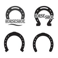 Horseshoe icon design vector