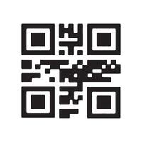 QR Code icon design. vector