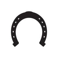 Horseshoe icon design vector
