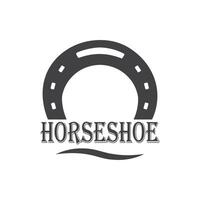 Horseshoe icon design vector