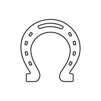 Horseshoe icon design vector