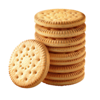 Generated Ai Biscuits cookie bread food png