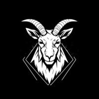 Goat, Minimalist and Simple Silhouette - illustration vector