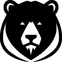 Bear, Minimalist and Simple Silhouette - illustration vector