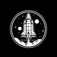 Space, Minimalist and Simple Silhouette - illustration vector