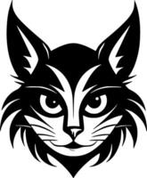 Cat, Minimalist and Simple Silhouette - illustration vector