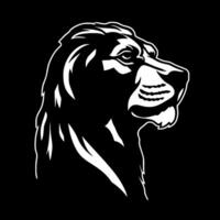 Rhodesian - Black and White Isolated Icon - illustration vector
