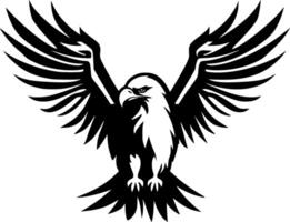 Eagle, Minimalist and Simple Silhouette - illustration vector