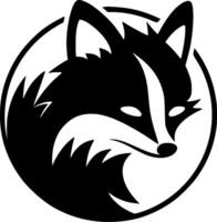 Fox, Minimalist and Simple Silhouette - illustration vector