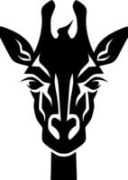 Giraffe, Minimalist and Simple Silhouette - illustration vector