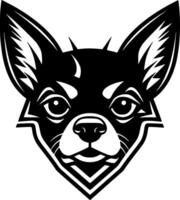 Chihuahua, Minimalist and Simple Silhouette - illustration vector