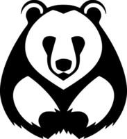 Bear, Minimalist and Simple Silhouette - illustration vector