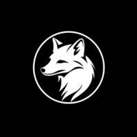 Fox, Minimalist and Simple Silhouette - illustration vector