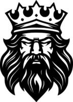 King, Minimalist and Simple Silhouette - illustration vector