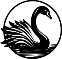 Swan - High Quality Logo - illustration ideal for T-shirt graphic vector