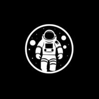Astronaut, Minimalist and Simple Silhouette - illustration vector