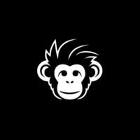 Monkey, Minimalist and Simple Silhouette - illustration vector