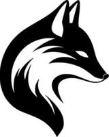 Fox, Minimalist and Simple Silhouette - illustration vector