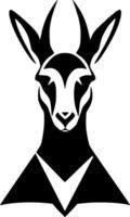 Kangaroo, Minimalist and Simple Silhouette - illustration vector