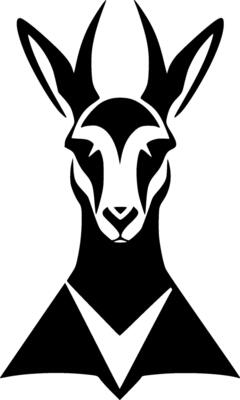 Kangaroo, Minimalist and Simple Silhouette - illustration